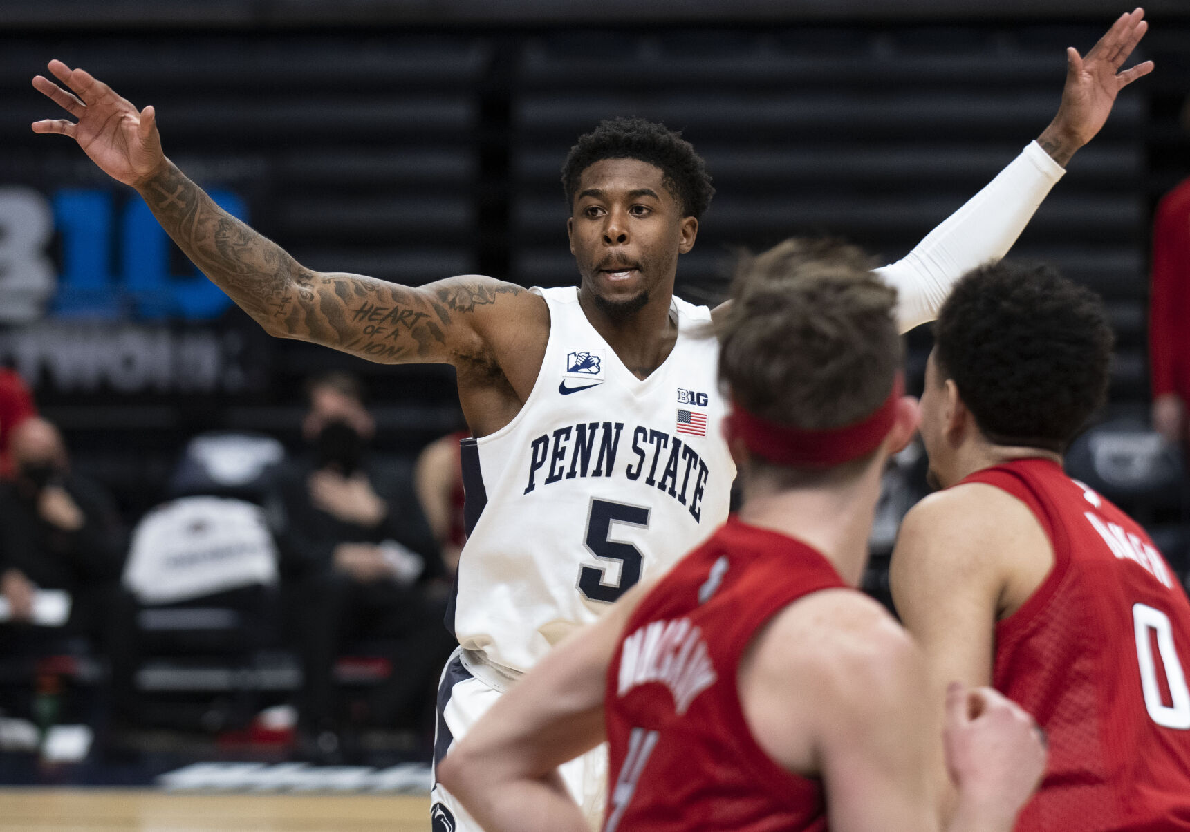 Penn State Men's Basketball vs Rutgers, Wheeler (5)
